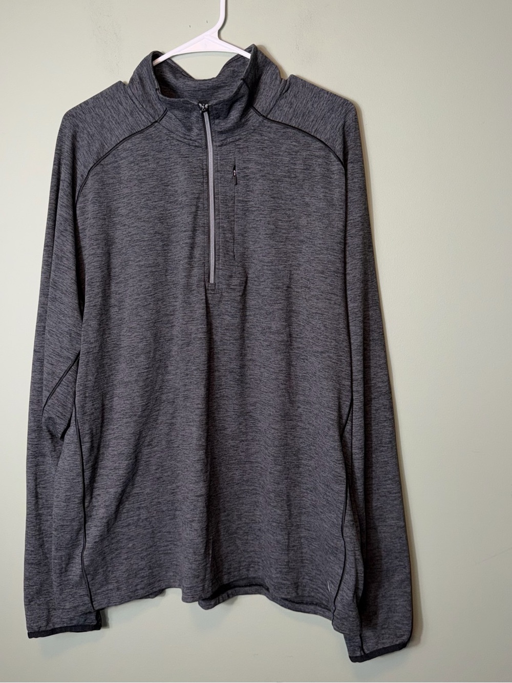 VRST‎ Men's 1/4-Zip Performance Pullover Charcoal Size X-Large
